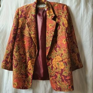 Vintage 80s Fall / Autumn Blazer